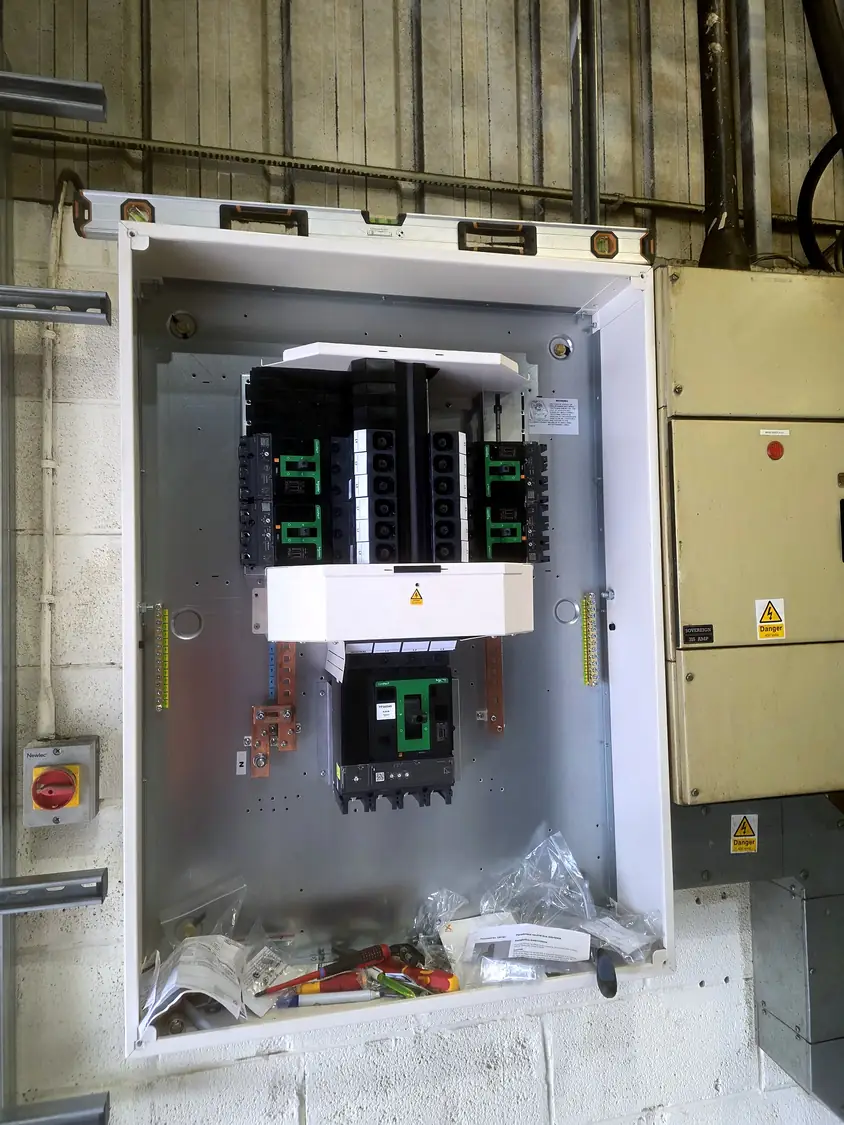 New LV panelboard at first fix