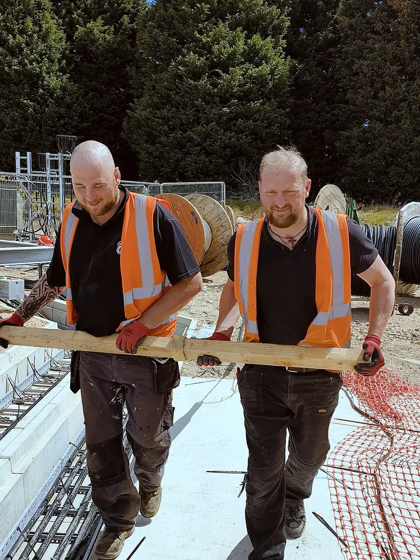 Operatives on site