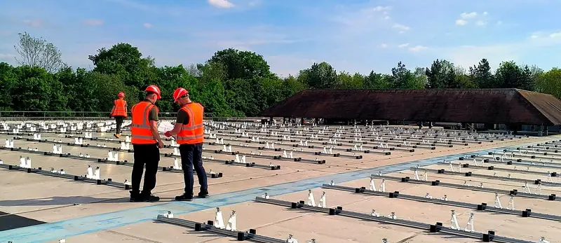 Supermarket rooftop, Chippenham